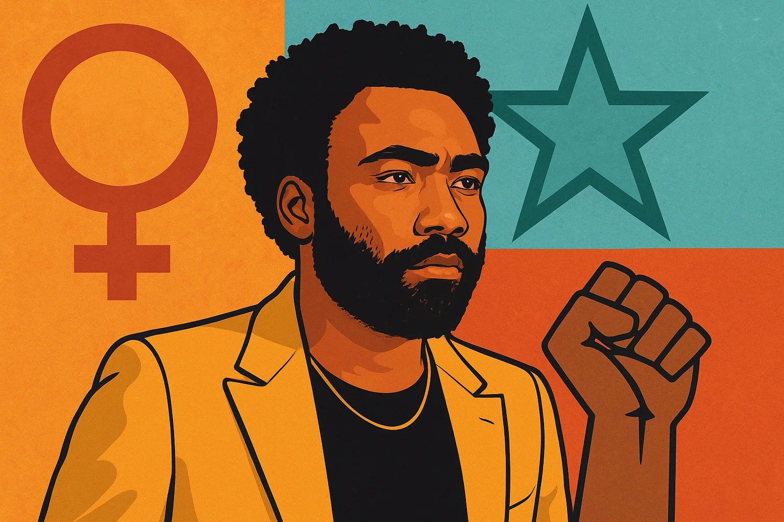 Donald Glover redefining modern masculinity through music, film, and fashion